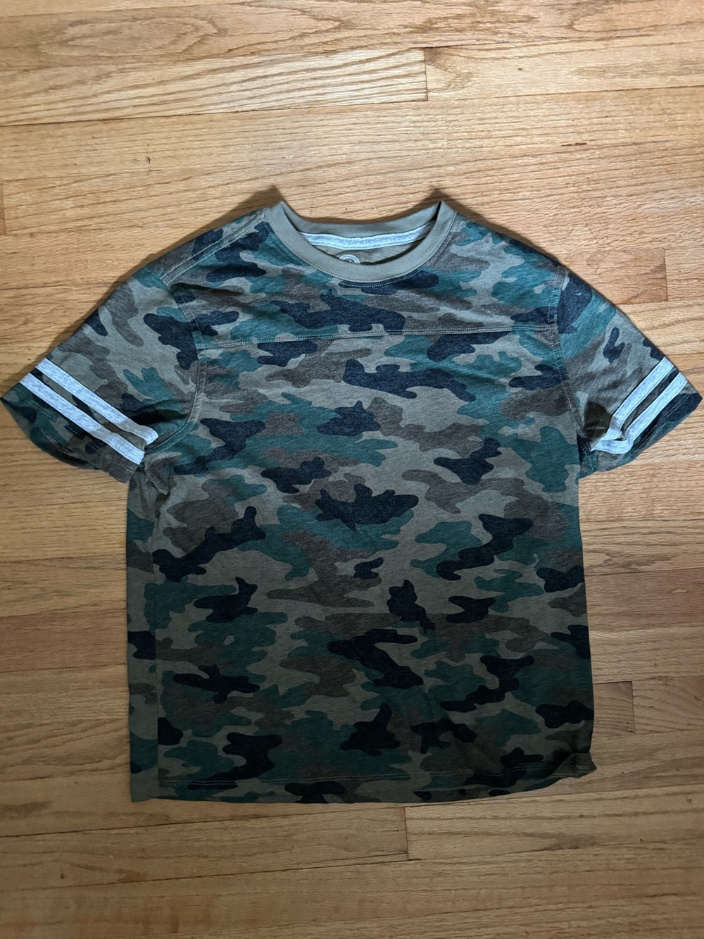 Kids Camouflage Short Sleeve Tee - Green Camo